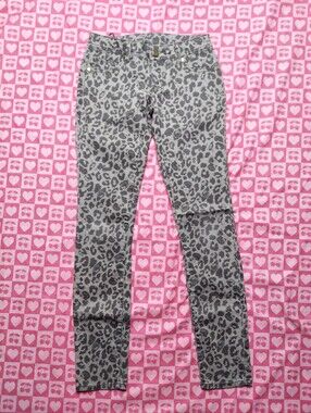 Y2K Hello Kitty Print Skinny Jeans